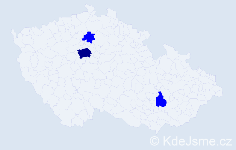 Příjmení: 'Kolenčák', počet výskytů 4 v celé ČR