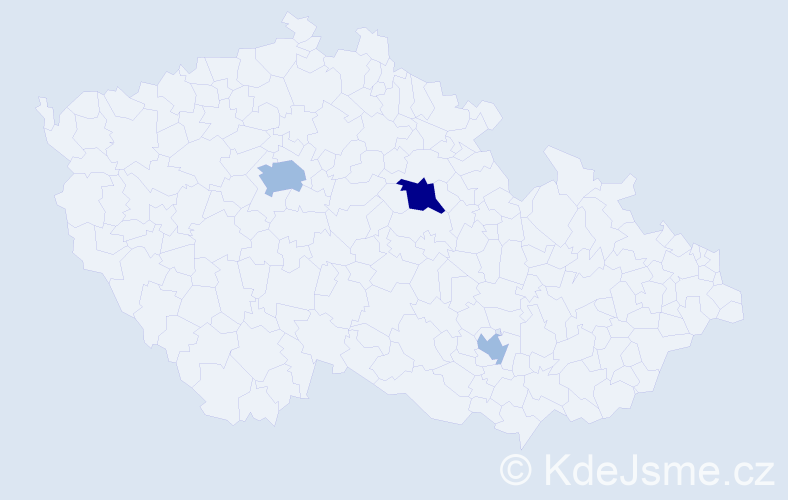 Příjmení: 'Francois', počet výskytů 6 v celé ČR