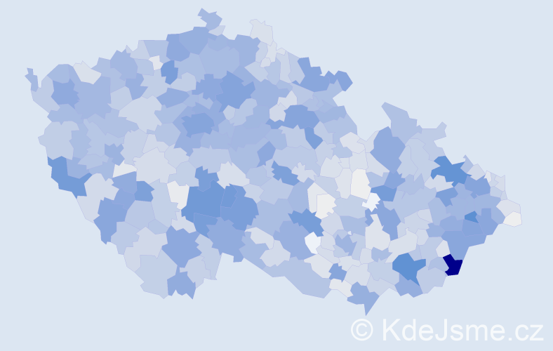 Příjmení: 'Vaňková', počet výskytů 7942 v celé ČR