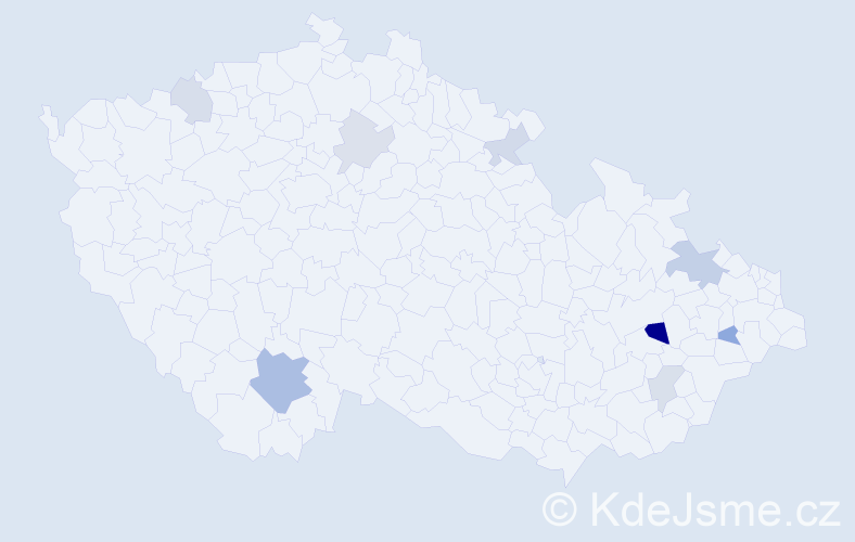 Příjmení: 'Grieger', počet výskytů 15 v celé ČR