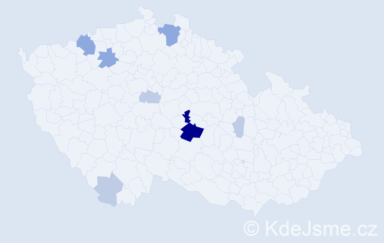 Příjmení: 'Neuhöferová', počet výskytů 19 v celé ČR