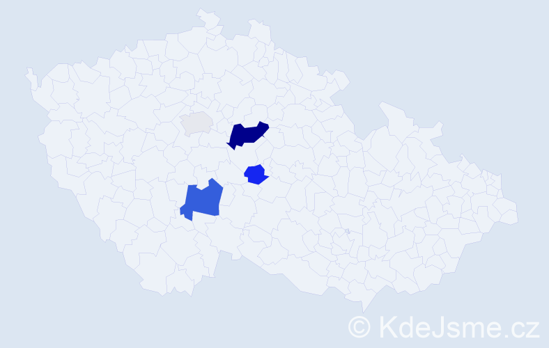 Příjmení: 'Pychová', počet výskytů 10 v celé ČR