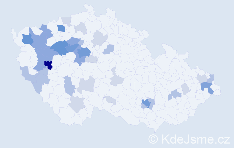Příjmení: 'Švantner', počet výskytů 104 v celé ČR