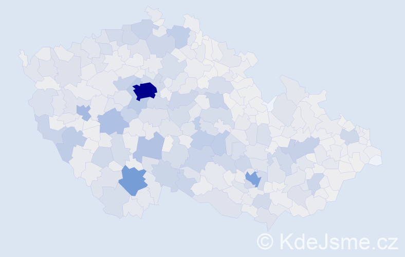 Příjmení: 'Kadlecová', počet výskytů 6472 v celé ČR