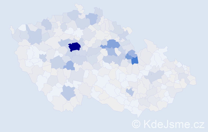 Příjmení: 'Skalická', počet výskytů 1876 v celé ČR