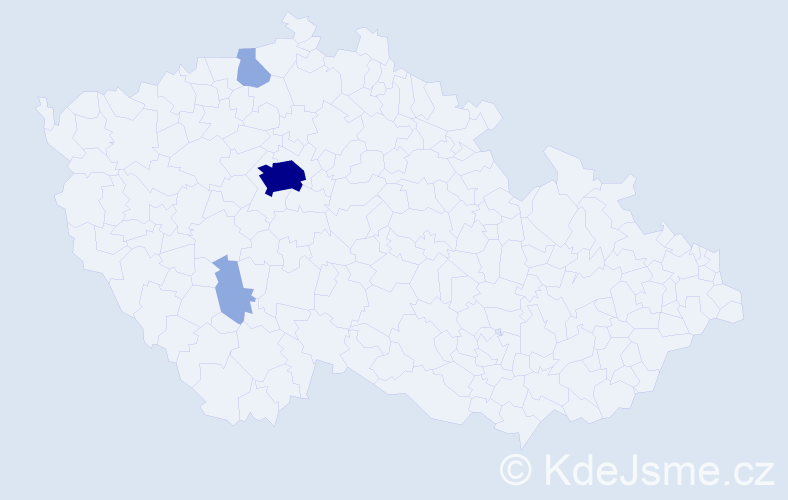 Příjmení: 'Kolesnichenko', počet výskytů 9 v celé ČR
