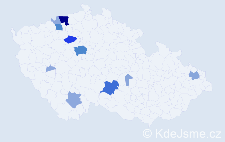 Příjmení: 'Gutwald', počet výskytů 35 v celé ČR
