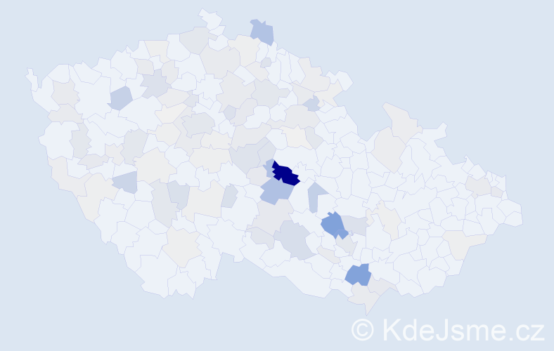 Příjmení: 'Pleskač', počet výskytů 307 v celé ČR