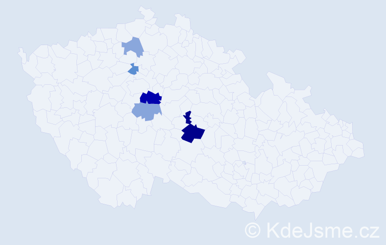 Příjmení: 'Balliš', počet výskytů 11 v celé ČR