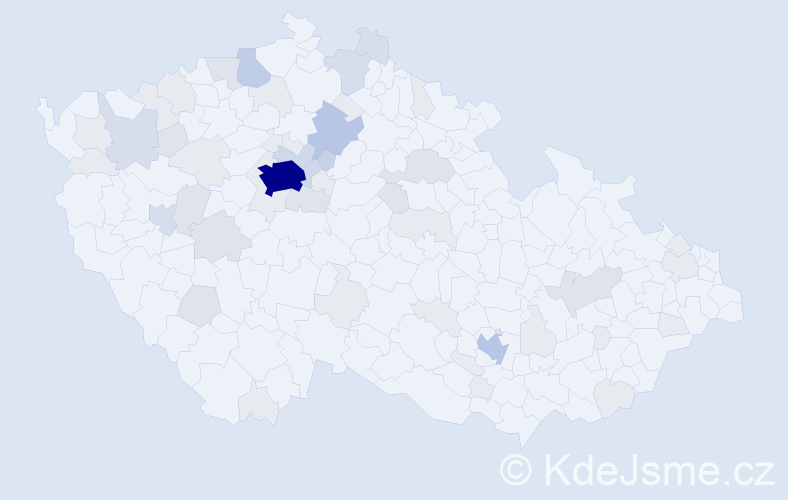 Příjmení: 'Kravchuk', počet výskytů 143 v celé ČR