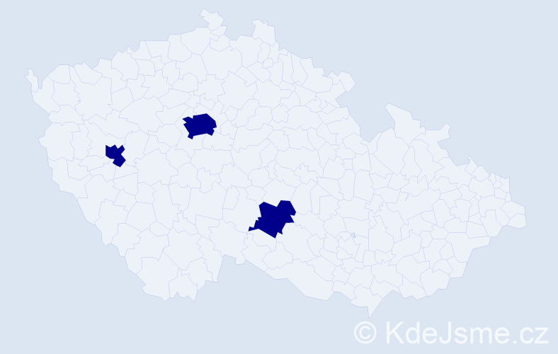 Příjmení: 'Letnyanchyn', počet výskytů 3 v celé ČR