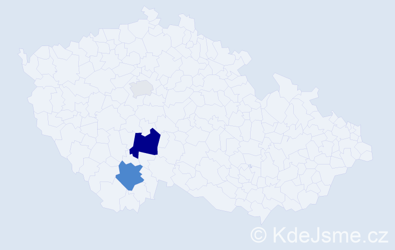 Příjmení: 'Makočová', počet výskytů 8 v celé ČR
