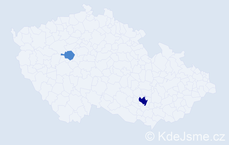 Příjmení: 'Rezl', počet výskytů 4 v celé ČR