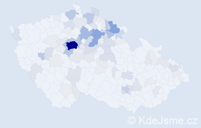 Příjmení: 'Šorm', počet výskytů 351 v celé ČR