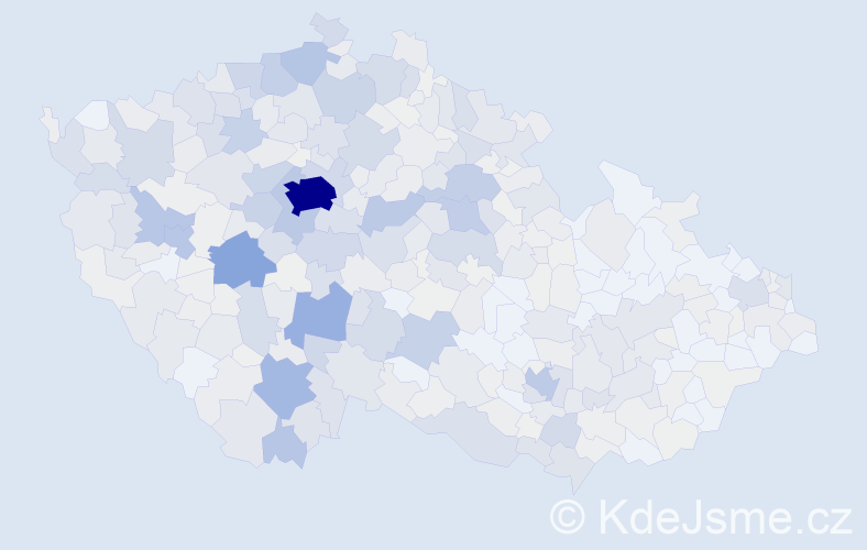 Příjmení: 'Šedivý', počet výskytů 2604 v celé ČR