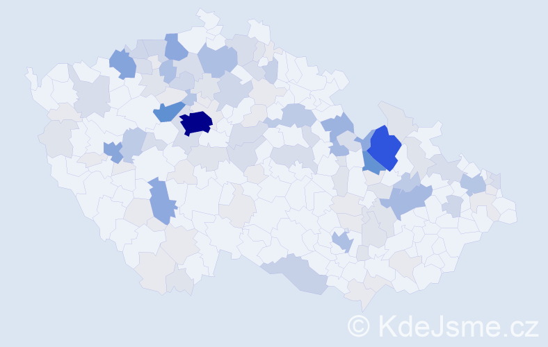 Příjmení: 'Reichl', počet výskytů 414 v celé ČR