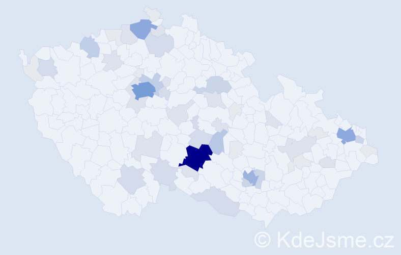 Příjmení: 'Rychtecký', počet výskytů 183 v celé ČR