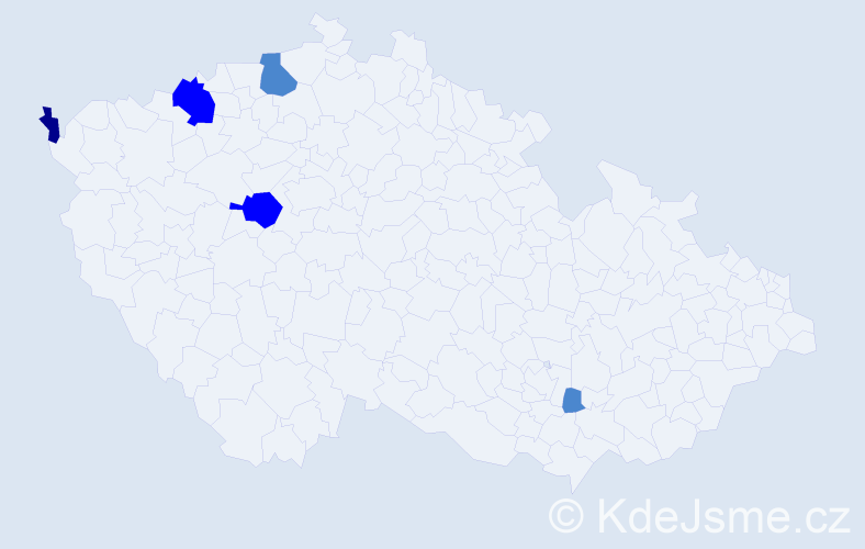 Příjmení: 'Strigáč', počet výskytů 9 v celé ČR