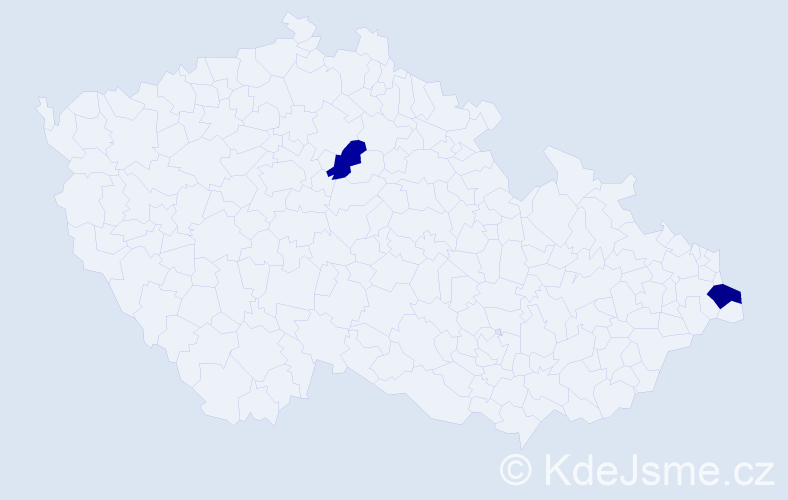 Příjmení: 'Squerziová', počet výskytů 5 v celé ČR