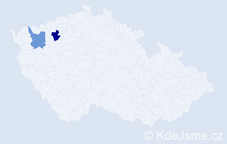 Příjmení: 'Matajziková', počet výskytů 2 v celé ČR