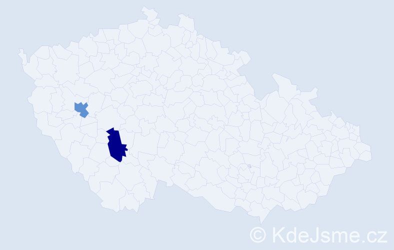 Příjmení: 'Kulykowec', počet výskytů 4 v celé ČR