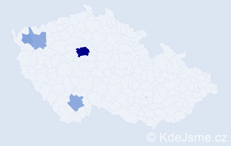 Příjmení: 'Görglová', počet výskytů 12 v celé ČR