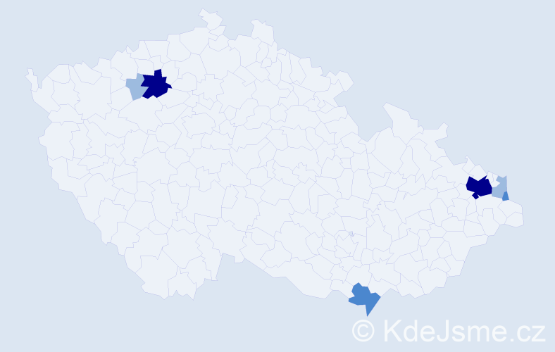 Příjmení: 'Sihlovec', počet výskytů 15 v celé ČR