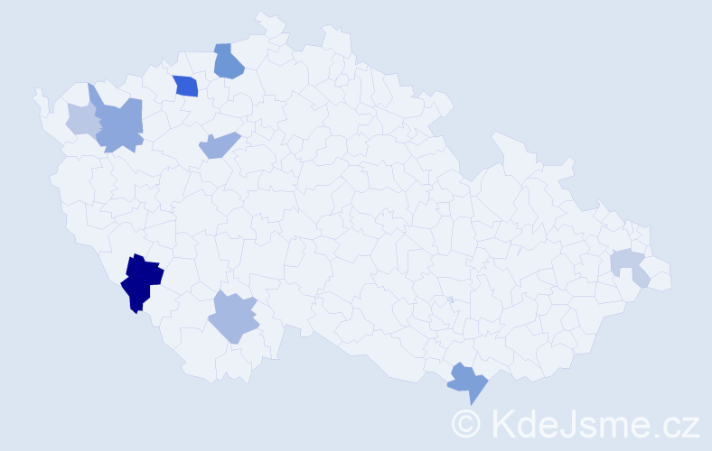 Příjmení: 'Lesko', počet výskytů 22 v celé ČR