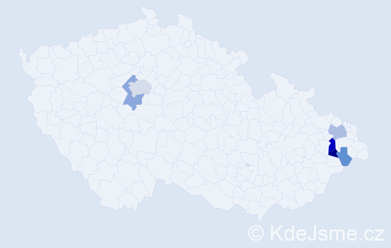 Příjmení: 'Schneiderková', počet výskytů 16 v celé ČR