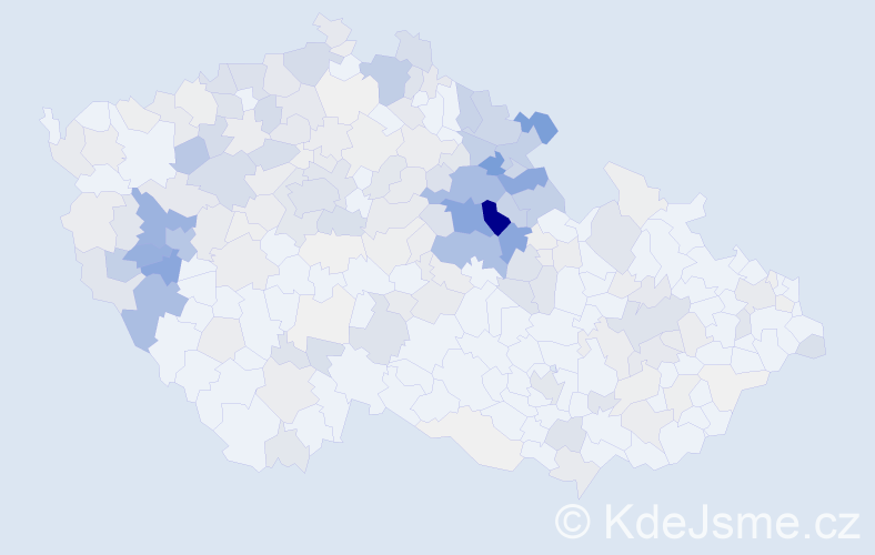 Příjmení: 'Schejbal', počet výskytů 1093 v celé ČR