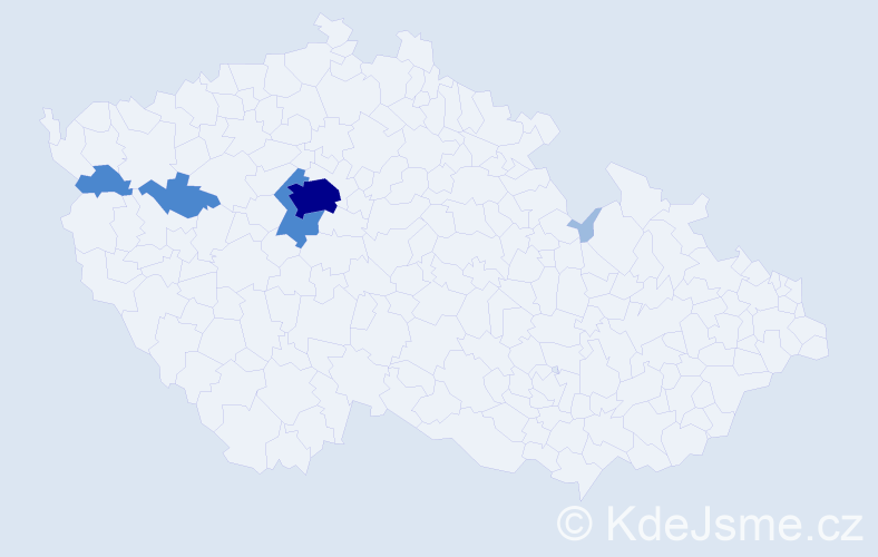 Příjmení: 'Sidorjáková', počet výskytů 11 v celé ČR