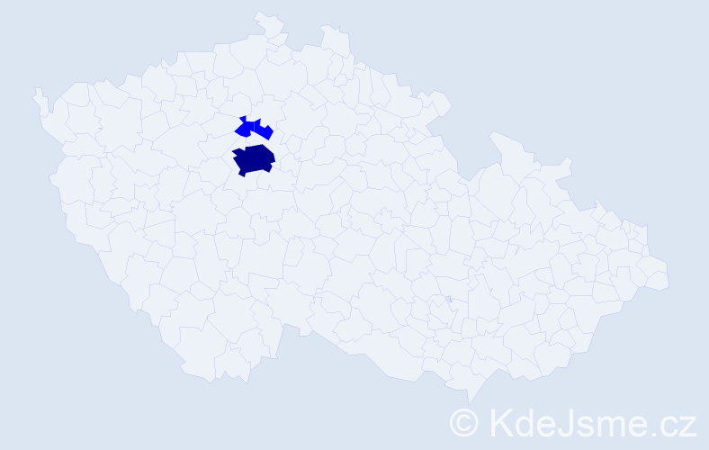 Příjmení: 'Kruchko', počet výskytů 4 v celé ČR