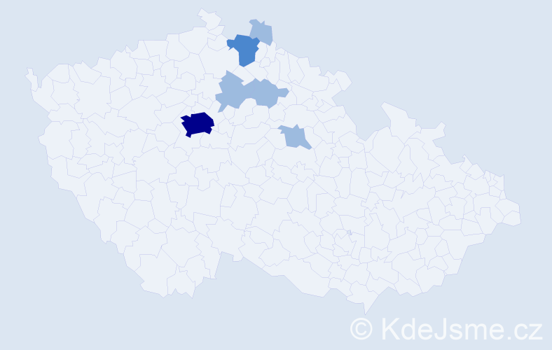 Příjmení: 'Saleychuk', počet výskytů 10 v celé ČR