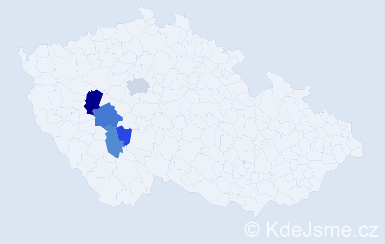Příjmení: 'Rotyková', počet výskytů 14 v celé ČR