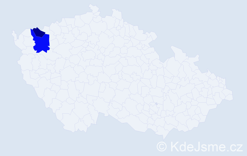 Příjmení: 'Chlebovits', počet výskytů 3 v celé ČR