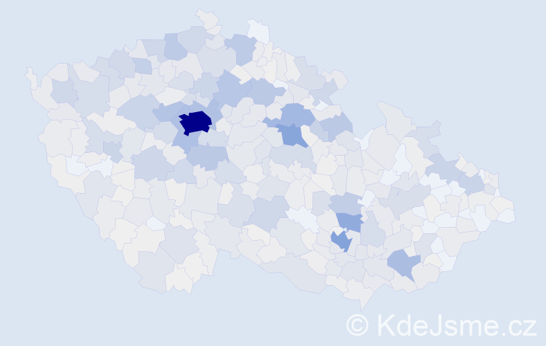 Příjmení: 'Hlaváček', počet výskytů 3526 v celé ČR