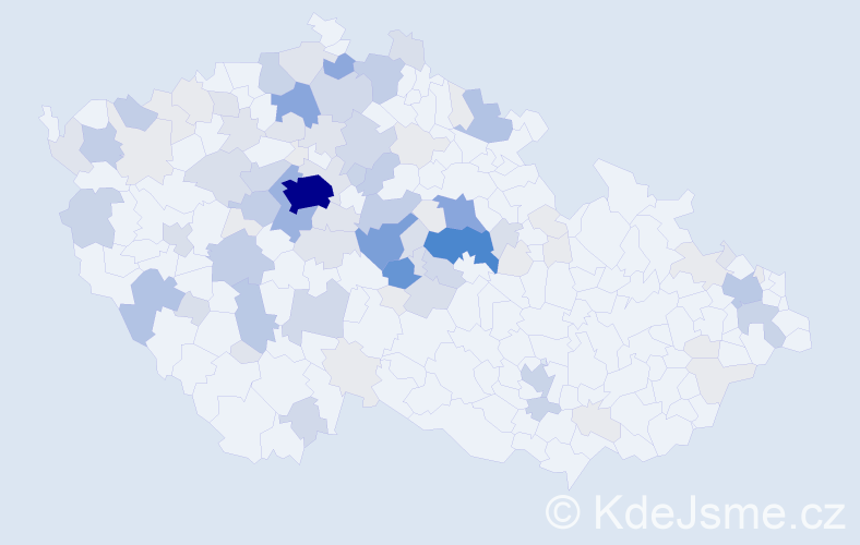 Příjmení: 'Petrus', počet výskytů 377 v celé ČR