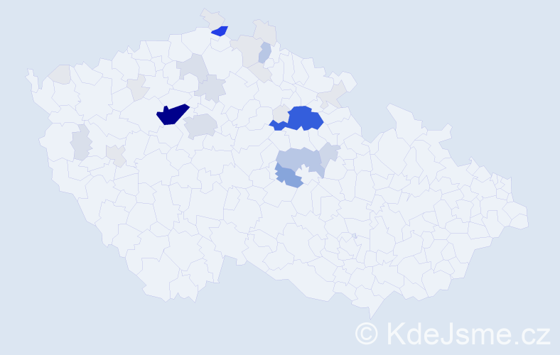 Příjmení: 'Feko', počet výskytů 139 v celé ČR