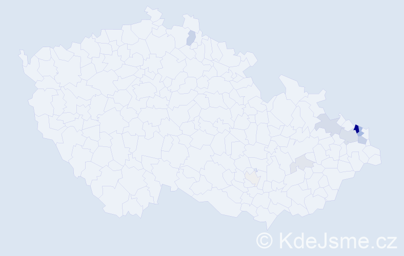 Příjmení: 'Nikliborcová', počet výskytů 29 v celé ČR