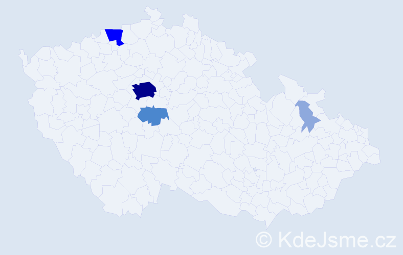 Příjmení: 'Zdvyhalová', počet výskytů 12 v celé ČR