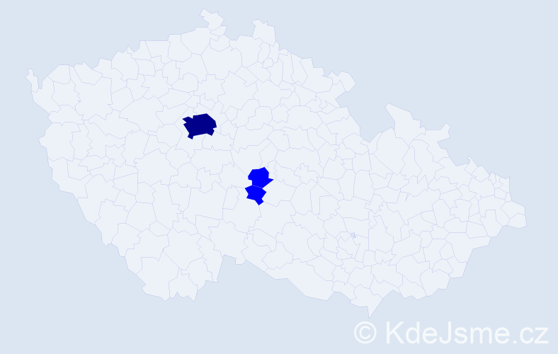 Příjmení: 'Effa', počet výskytů 4 v celé ČR