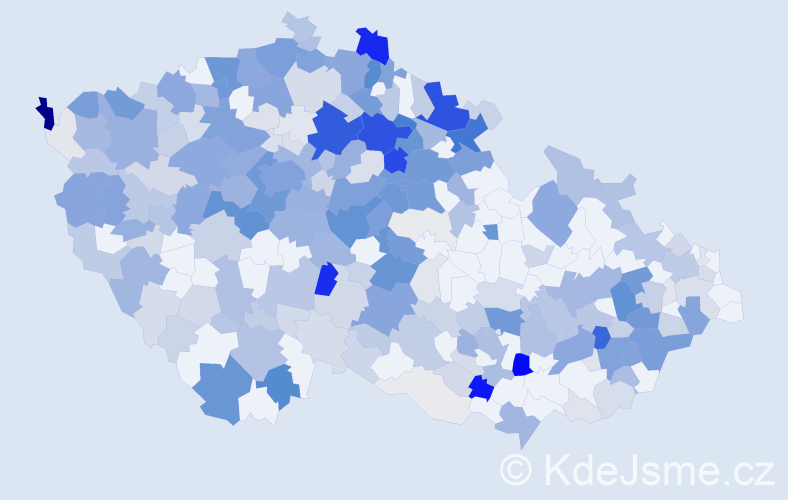 Příjmení: 'Rudolfová', počet výskytů 1085 v celé ČR