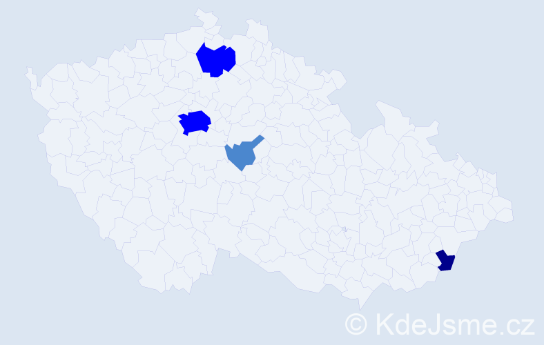 Příjmení: 'Chromáčková', počet výskytů 8 v celé ČR