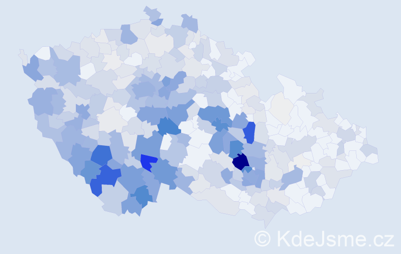 Příjmení: 'Vojta', počet výskytů 1427 v celé ČR