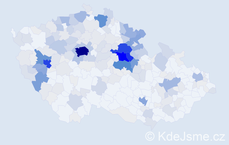 Příjmení: 'Schejbal', počet výskytů 1110 v celé ČR