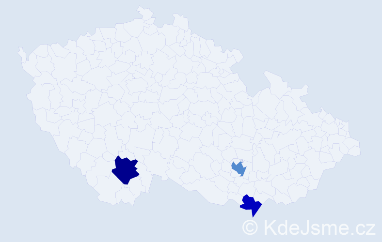 Příjmení: 'Schnetzlerová', počet výskytů 5 v celé ČR