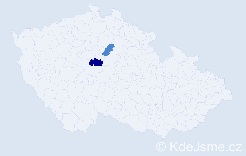 Příjmení: 'Motuz', počet výskytů 4 v celé ČR