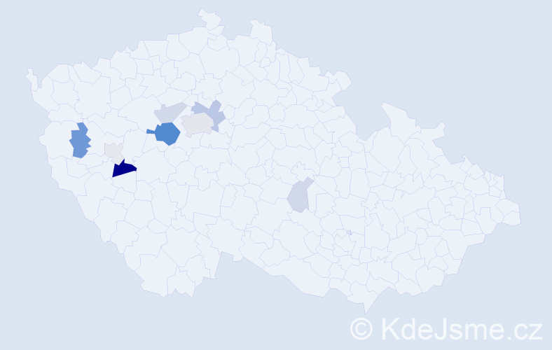 Příjmení: 'Kutzendörferová', počet výskytů 28 v celé ČR