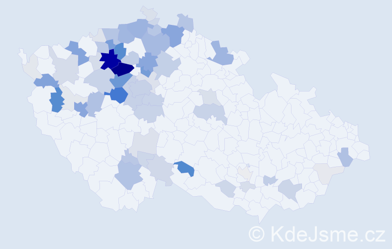 Příjmení: 'Paur', počet výskytů 325 v celé ČR