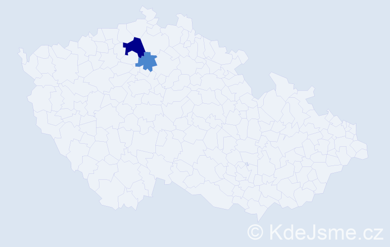 Příjmení: 'Daniluk', počet výskytů 4 v celé ČR